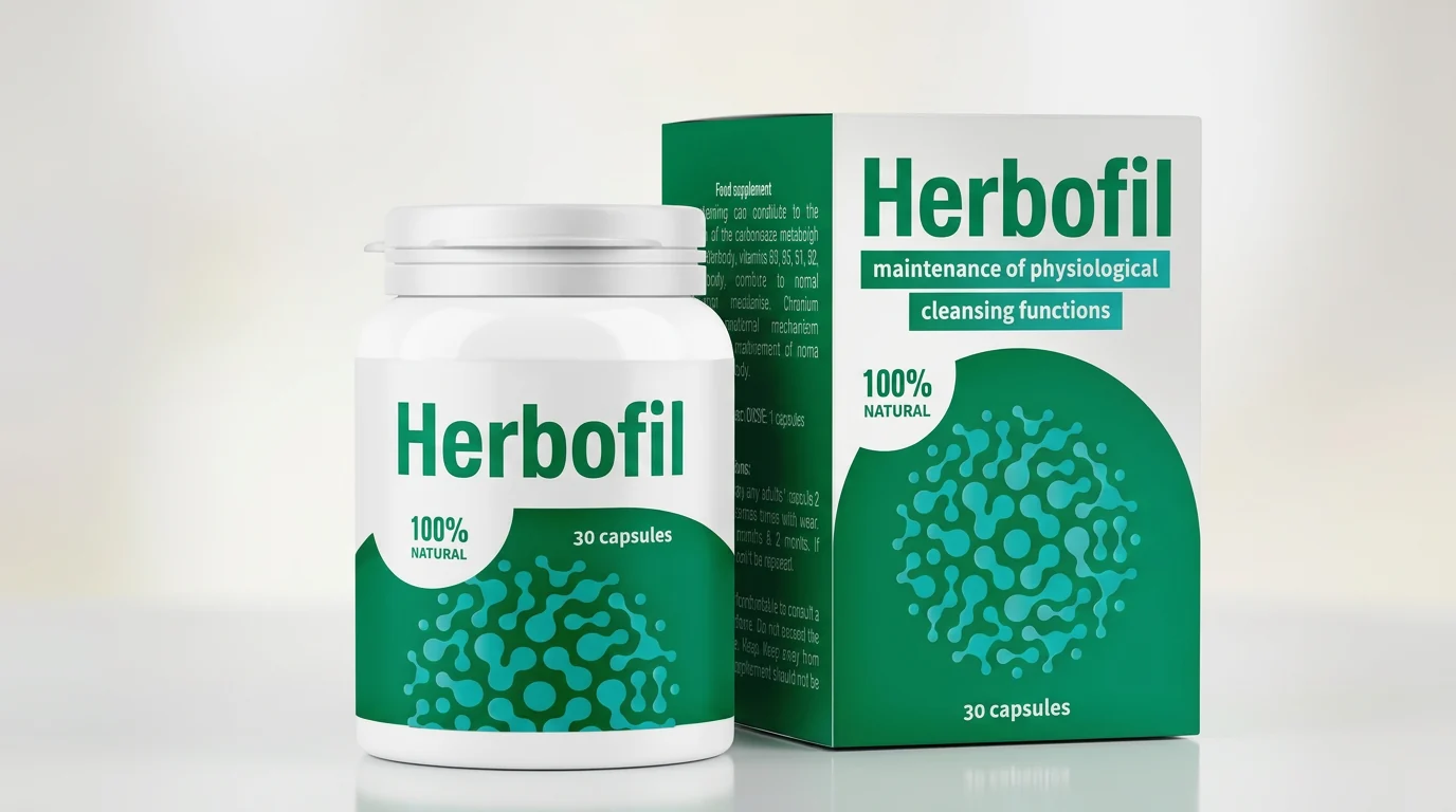 Herbofil банка и кутия, 30 капсули