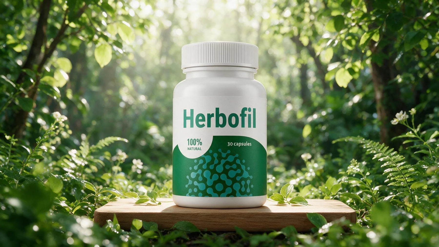 Herbofil — хранителна добавка, 30 капсули, рекламен кадър